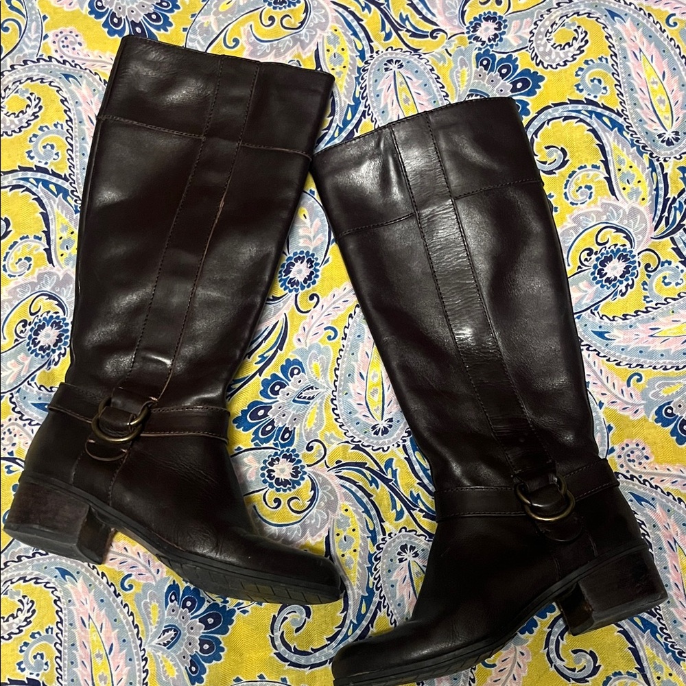 Stylish Brown Knee-High Boots